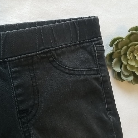 Cat and Jack Black Denim Jeggings - Picture 3 of 5